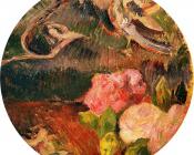 保罗 高更 : Flowers and a Bird